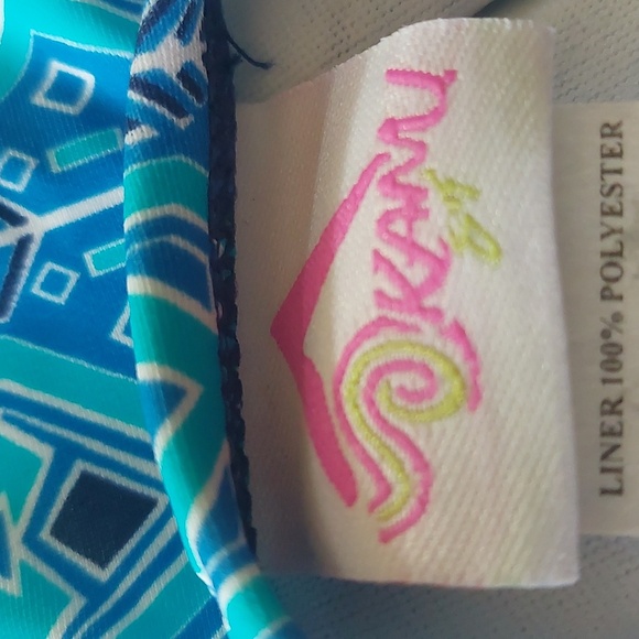 Kanu Surf Beach Sport Halter One Piece Swimsuit for Girls  Blue  US 12 - Picture 6 of 7